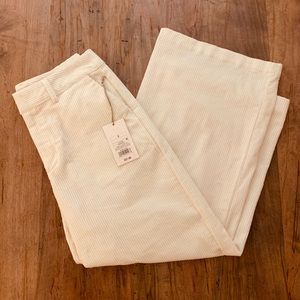 2/$20 Corduroy Wide Leg Crop Pants NWT